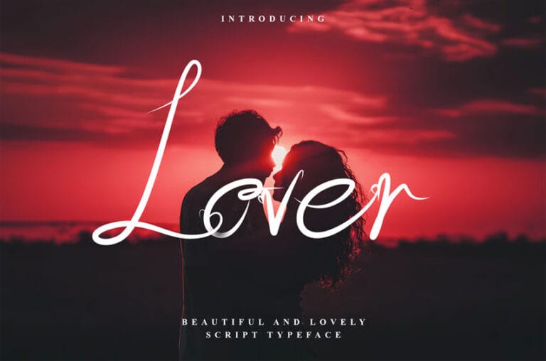 Lover Scripts Lover Font - DaFontHub