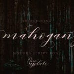 Mahogany Font