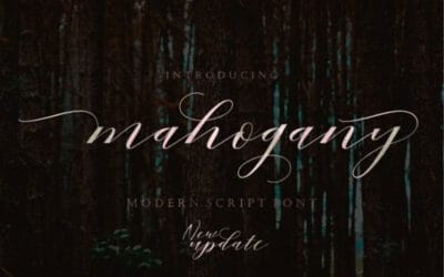 Mahogany Font