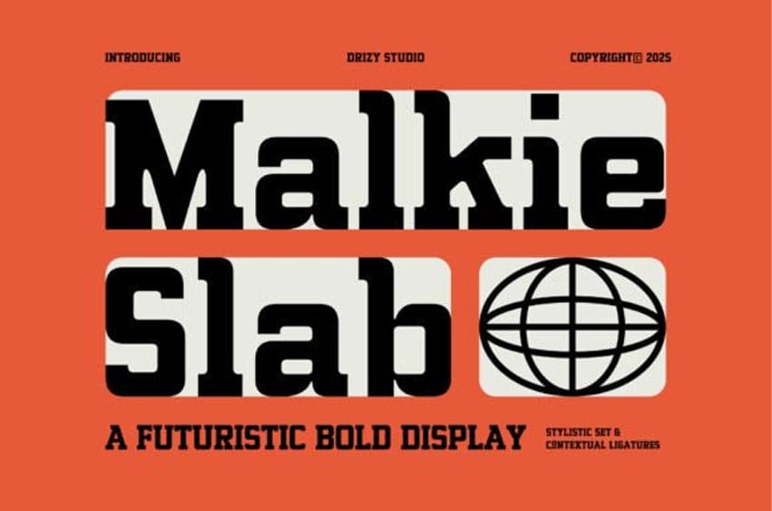 Malkie Slab Font