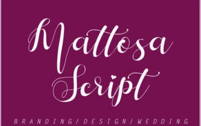 Mattosa Script Font
