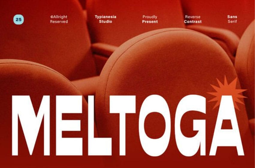 Meltoga Font