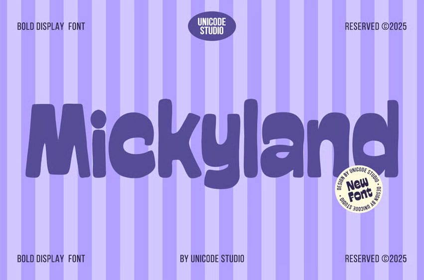 Mickyland Font