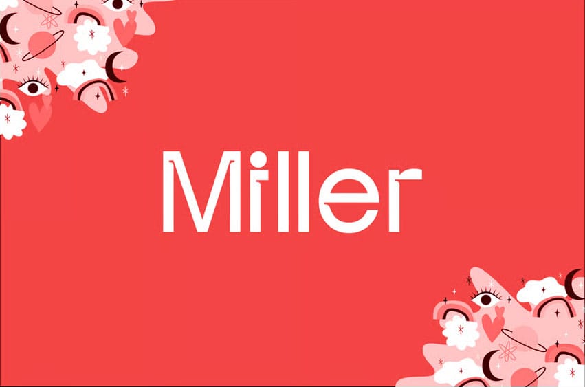 Miller Typeface Font