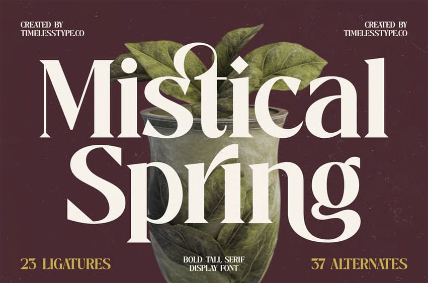 Mistical Spring Font