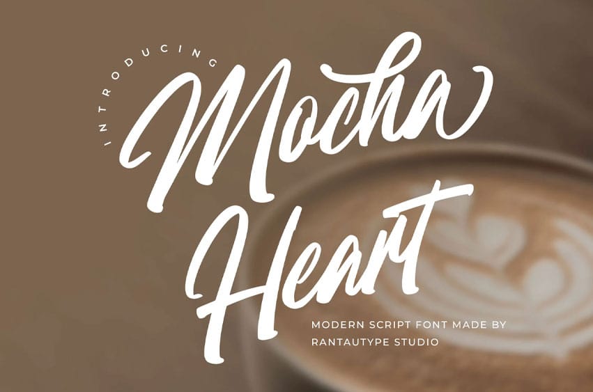 Mocha Heart Font