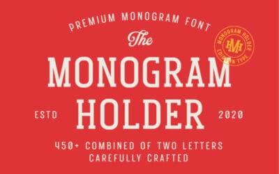 Monogram Holder Font