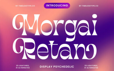 Morgai Retan Font