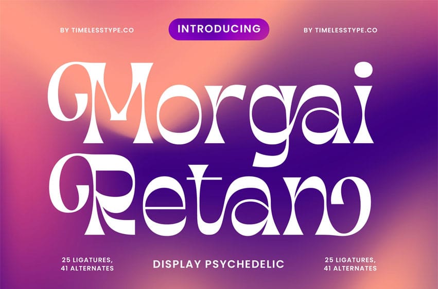 Morgai Retan Font