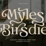Myles Birsdie Font