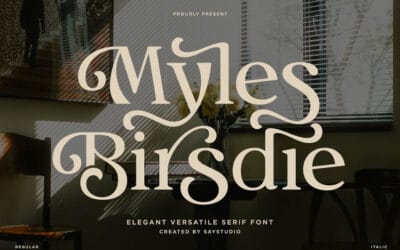 Myles Birsdie Font
