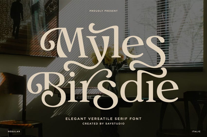Myles Birsdie Font