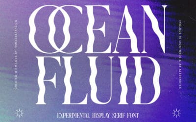 Ocean Fluid Font