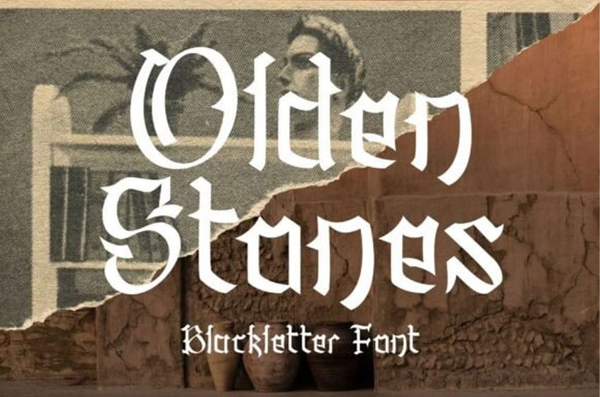 Olden Stones Font