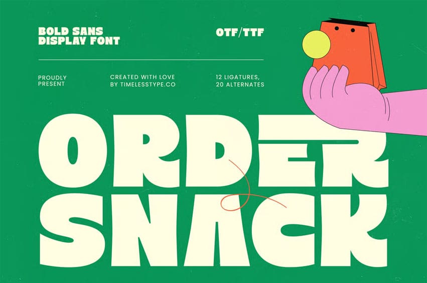 Order Snack Font