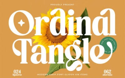 Ordinal Tangle Font