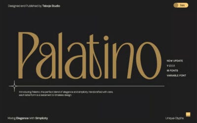 Palatino Sans Font