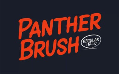 Panther Brush Font