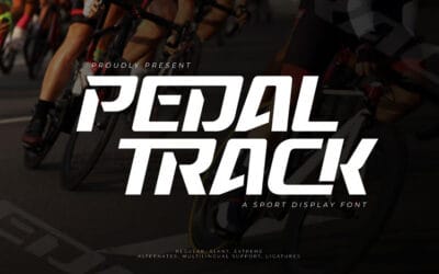 Pedal Track Font