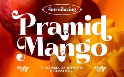 Pramid Mango Font