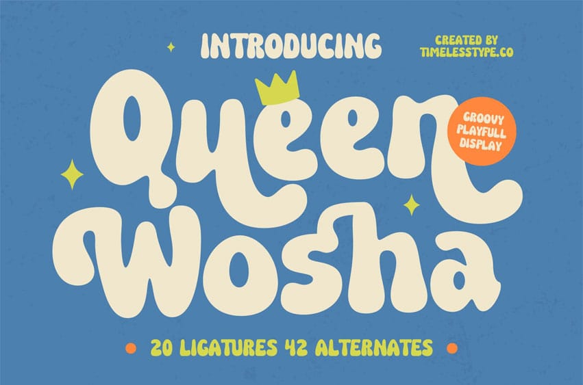 Queen Wosha Font
