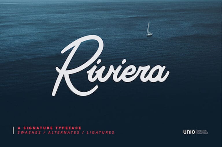 Riviera Font - DaFontHub