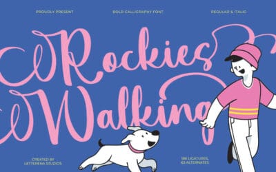 Rockies Walking Font