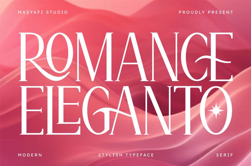 Romance Eleganto Font