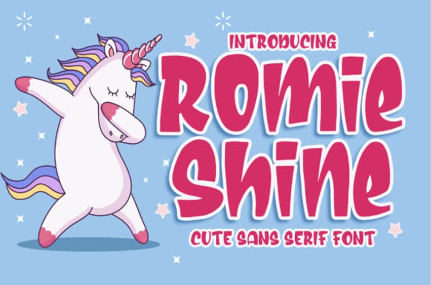 Romie Shine Font
