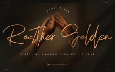 Rosther Golden Font