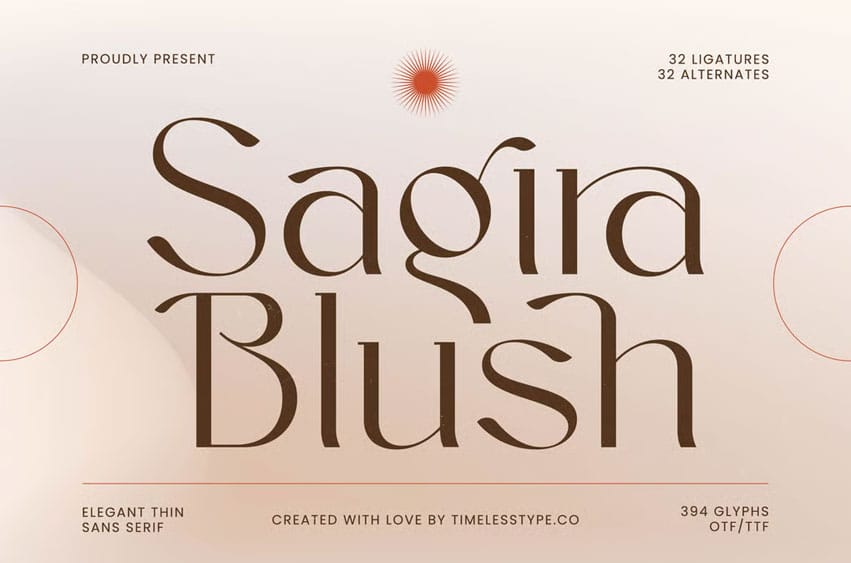 Sagira Blush Font