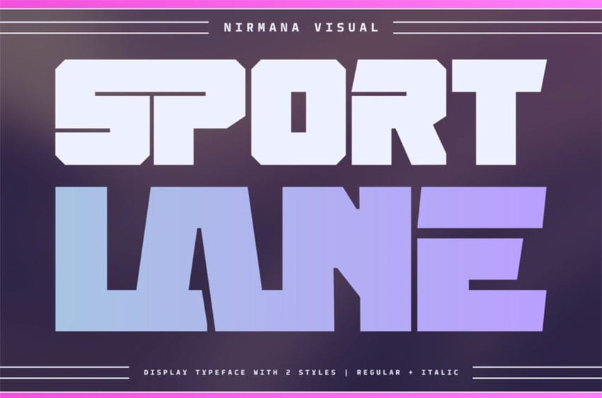 Sport Lane Font