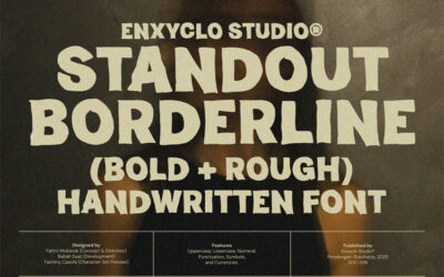 Standout Borderline Font