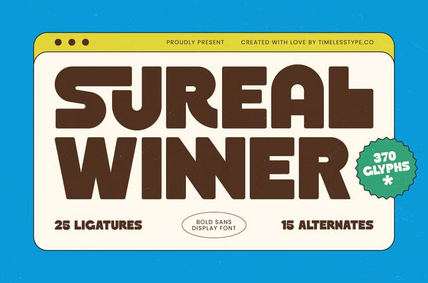 Sureal Winner Font