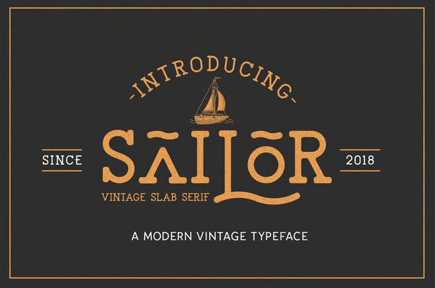 The Sailor Font