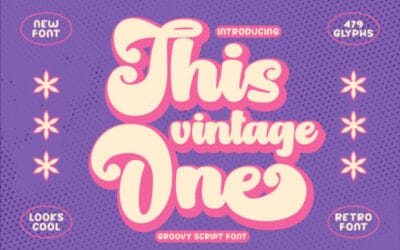This Vintage One Font