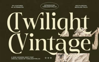 Twilight Vintage Font