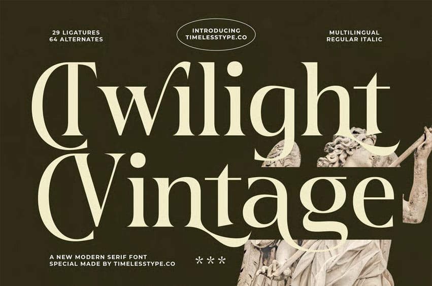 Twilight Vintage Font