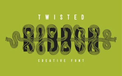 Twisted Ribbon Font