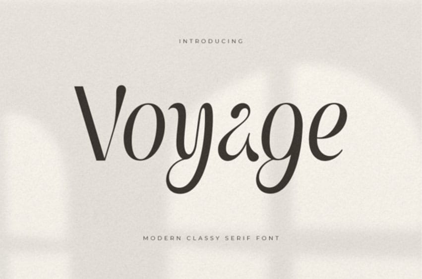 Voyage Font