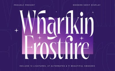 Wharfkin Frostfire Font