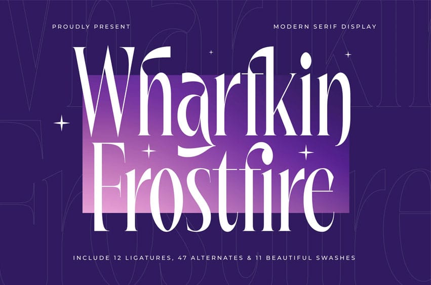 Wharfkin Frostfire Font