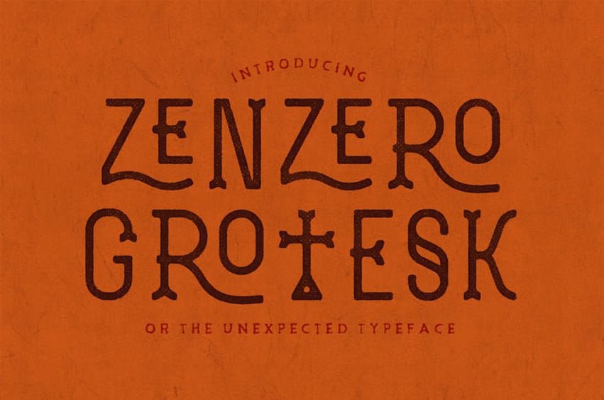 Zenzero Grotesk Font