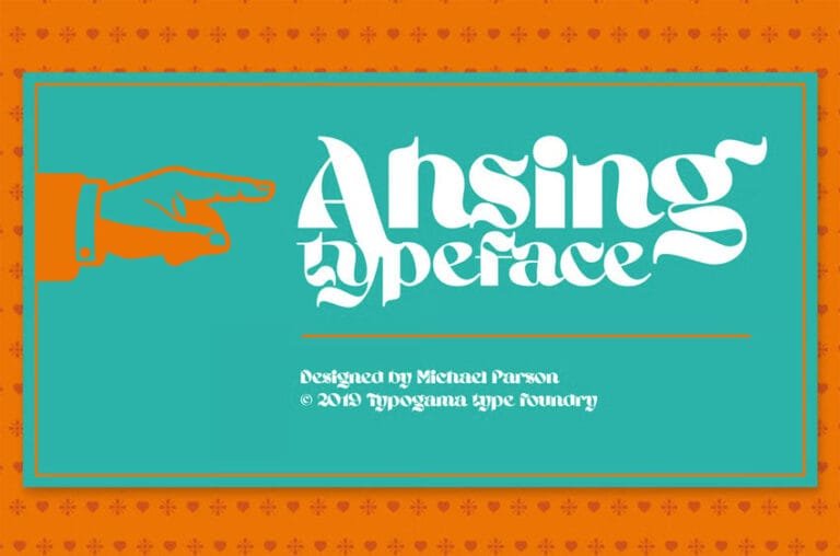 Ahsing Font - DaFontHub