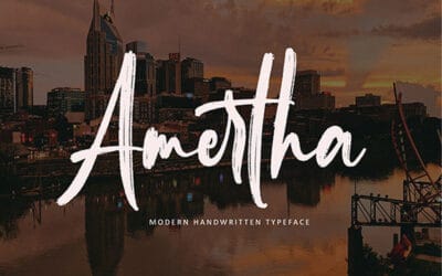 Amertha Typeface Font