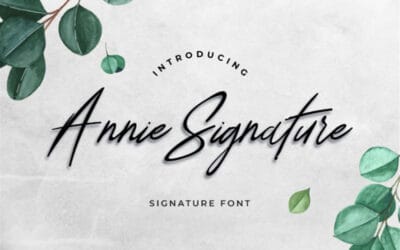 Annie Signature Font