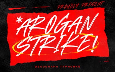 Arogan Strike Font