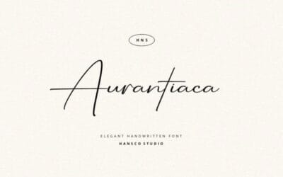 Aurantiaca Signature Font