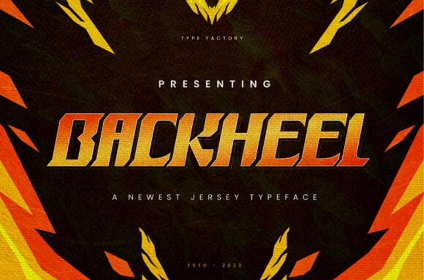 Backheel Font