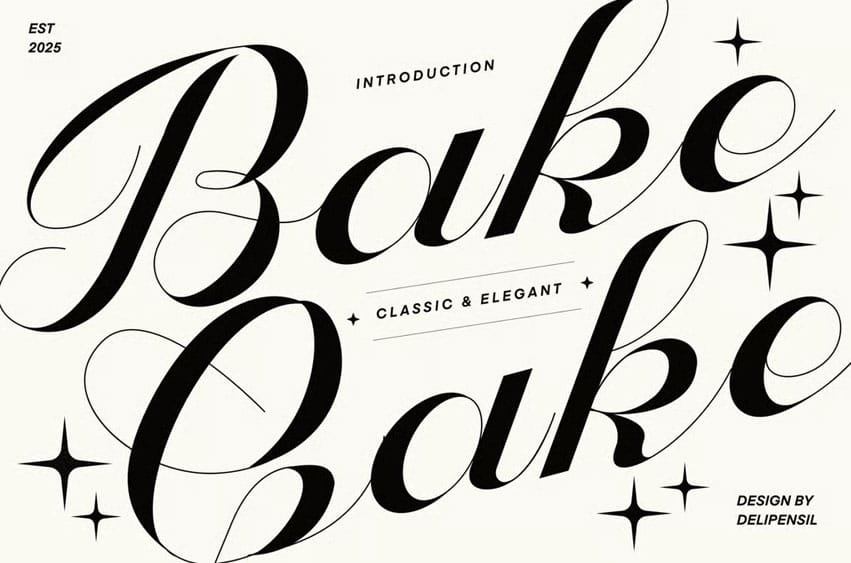 Bake Cake Font